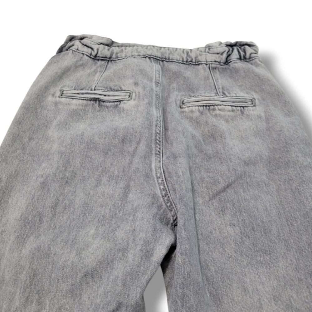 Zara Jeans Size 2 W28" x L26" Women's Zara Mom Jeans Paper Bag Waist Tapered Leg - Picture 5 of 6
